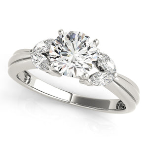 Fancy Shape Marquise Remounts Engagement Ring (84362)