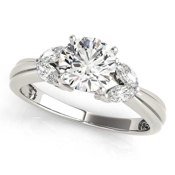 Fancy Shape Marquise Remounts Engagement Ring (84362)