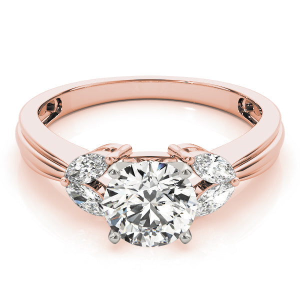 Fancy Shape Marquise Remounts Engagement Ring (84362)