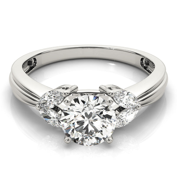 Fancy Shape Marquise Remounts Engagement Ring (84362)