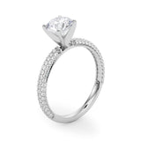 Pave Engagement Ring - alt view