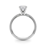 Pave Engagement Ring - alt view