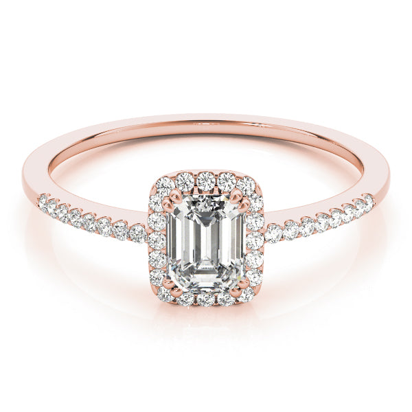 Halo Emerald Engagement Ring (84373-1/3)