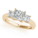 3 Stone Princess Cut Engagement Ring (84600)
