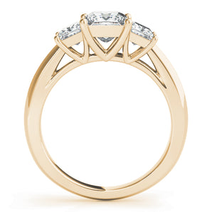 3 Stone Princess Cut Engagement Ring (84600)