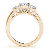 3 Stone Princess Cut Engagement Ring (84600)
