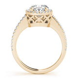 Oval Halo Engagement Ring (84606)