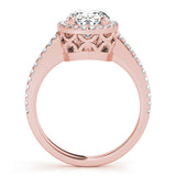 Oval Halo Engagement Ring (84606)