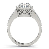 Oval Halo Engagement Ring (84606)