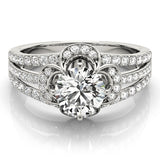 Multirow Engagement Ring - alt view