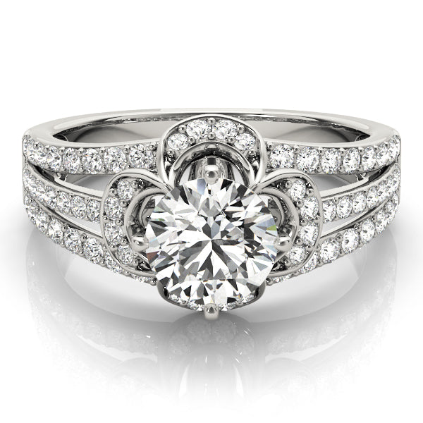 Multirow Engagement Ring - alt view