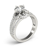 Multirow Engagement Ring - alt view