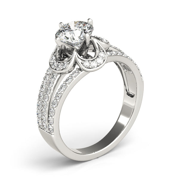 Multirow Engagement Ring - alt view