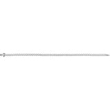 7" Lab Grown Diamond Bezel Bracelet in 14K White Gold (3 1/2 ct t... - view 3