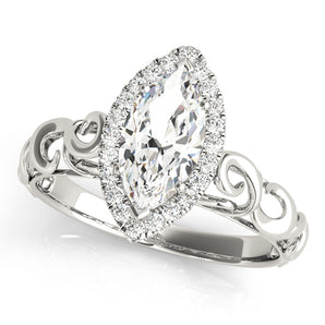 Marquise Solitaires Any Shape Engagement Ring (84744)