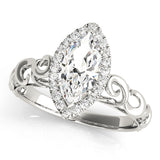 Marquise Solitaires Any Shape Engagement Ring (84744)