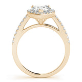 Pear Shape Halo Engagement Ring (84755)