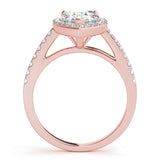 Pear Shape Halo Engagement Ring (84755)