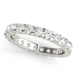 U Shape Shared Prong Eternity Band (84928)