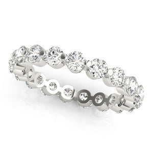 Single Shared Prong Eternity Ring (84944)