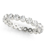 Single Shared Prong Eternity Ring (84944)