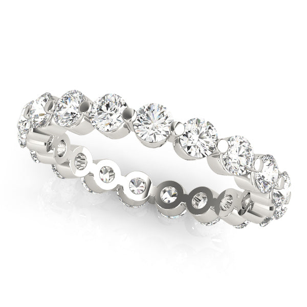 Single Shared Prong Eternity Ring (84944)