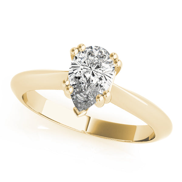 Double Prong Pear Engagement Ring (84957)