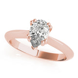 Double Prong Pear Engagement Ring (84957)