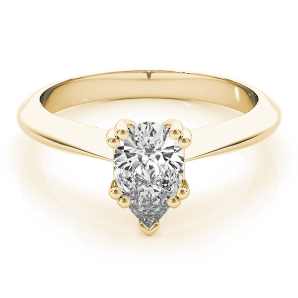 Double Prong Pear Engagement Ring (84957)