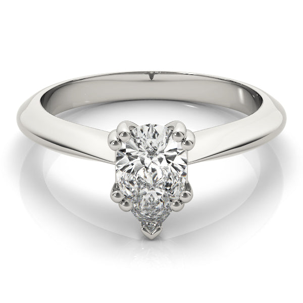 Double Prong Pear Engagement Ring (84957)