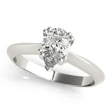 Double Prong Pear Engagement Ring (84957)