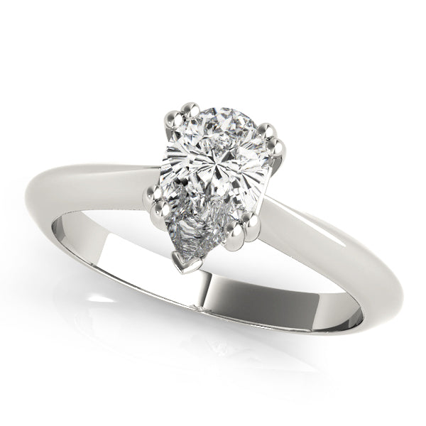 Double Prong Pear Engagement Ring (84957)