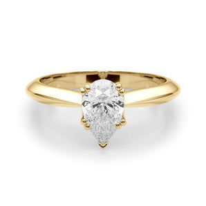 Double Prong Pear Engagement Ring (84957)