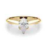 Double Prong Pear Engagement Ring (84957)