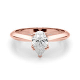 Double Prong Pear Engagement Ring (84957)