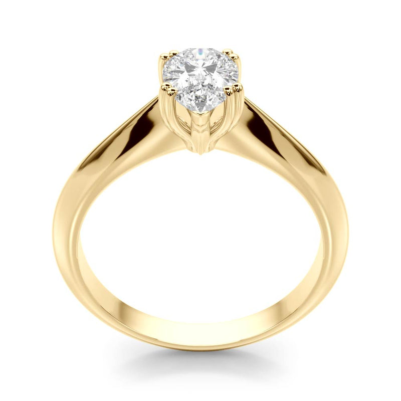 Double Prong Pear Engagement Ring (84957)