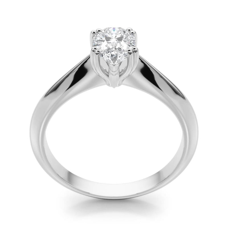 Double Prong Pear Engagement Ring (84957)