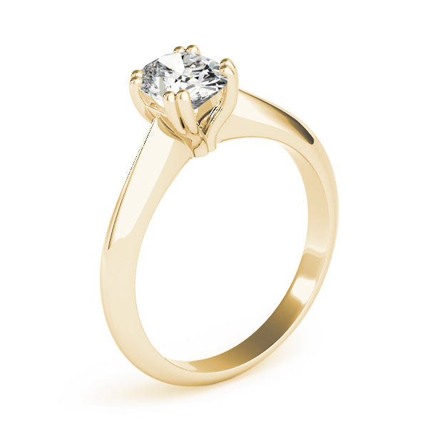 Double Prong Oval Engagement Ring (84959)
