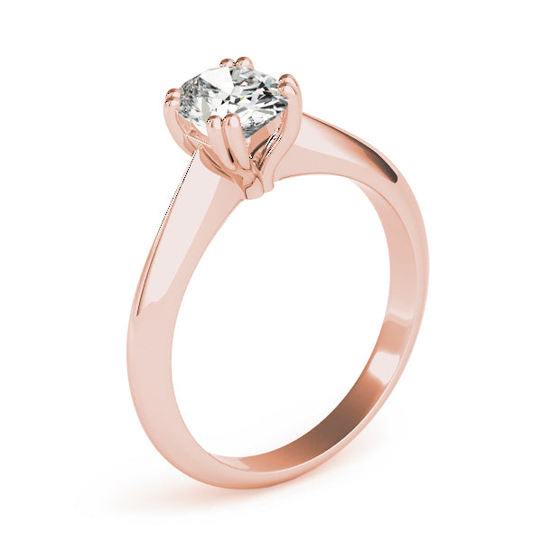 Double Prong Oval Engagement Ring (84959)