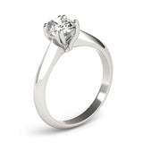 Double Prong Oval Engagement Ring (84959)