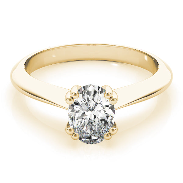 Double Prong Oval Engagement Ring (84959)