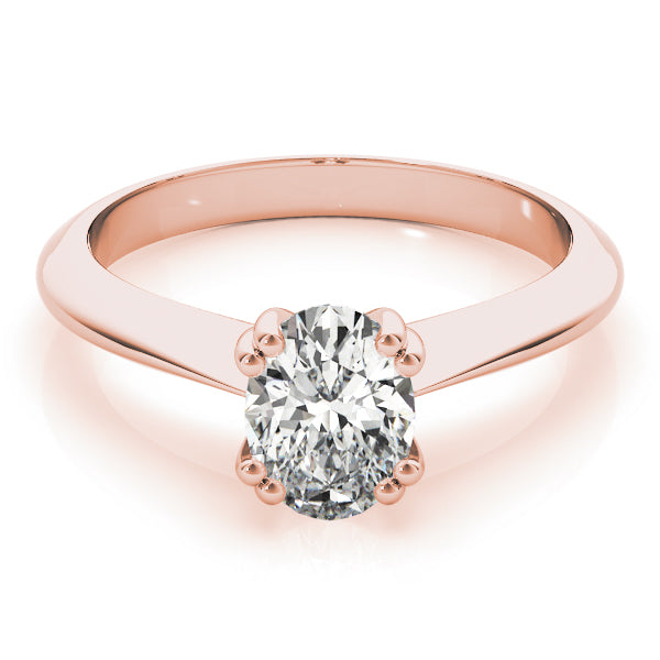 Double Prong Oval Engagement Ring (84959)
