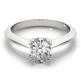 Double Prong Oval Engagement Ring (84959)