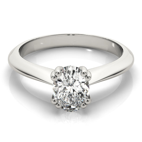 Double Prong Oval Engagement Ring (84959)