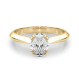 Double Prong Oval Engagement Ring (84959)