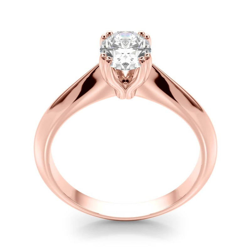 Double Prong Oval Engagement Ring (84959)