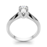 Double Prong Oval Engagement Ring (84959)