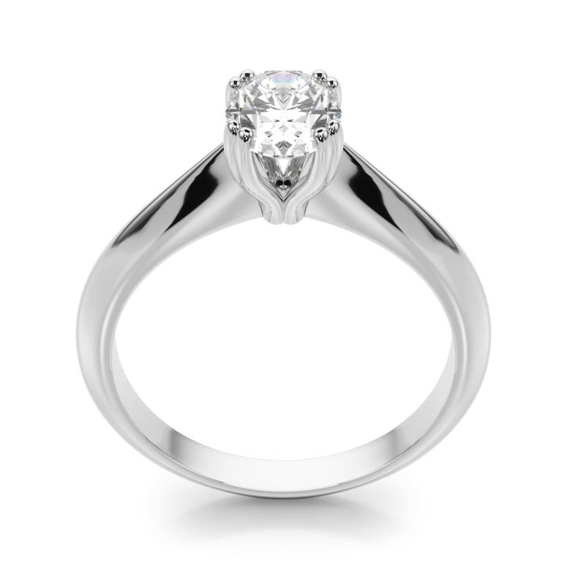 Double Prong Oval Engagement Ring (84959)
