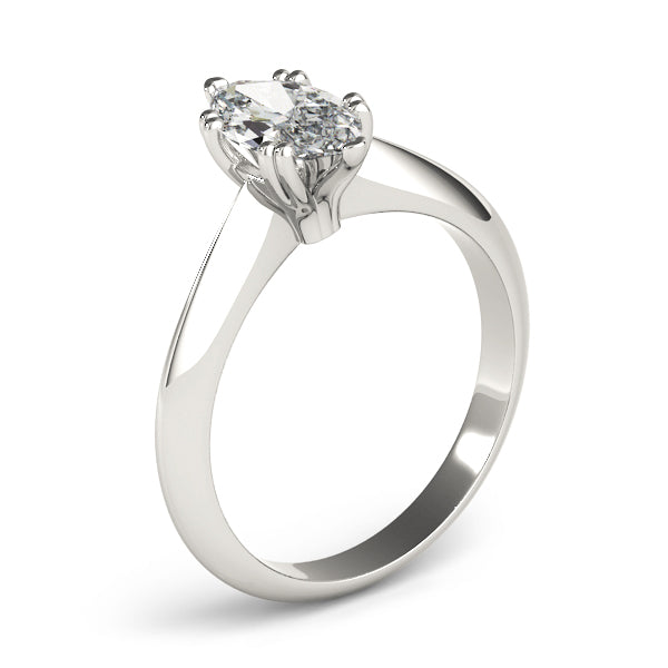 Double Prong Marquise Engagement Ring (84961)