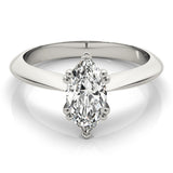 Double Prong Marquise Engagement Ring (84961)